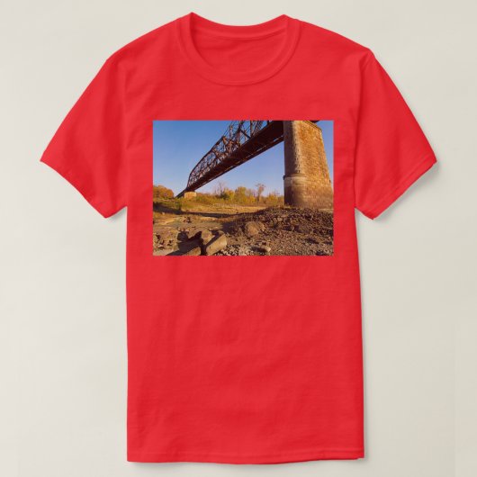 T-shirt Ratage fluvial sous le pont (Design devant)