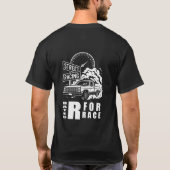 T-shirt Rated R for Race (Dos)