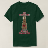 T-shirt Rather Eating Chocolate Cocoa Lover Chocolatier (Design devant)