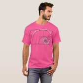 T-shirt Ratio d'or de Fibonacci (Devant entier)