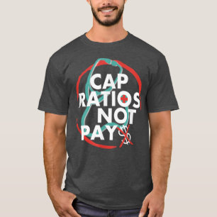T-shirt Ratios des casquettes non payés Infirmières nation