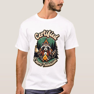 T-shirt Raton laveur à carreaux Expert S’more – Nuit de fe