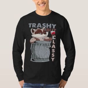T-shirt Raton laveur classe et poubelle Raton laveur Chuch