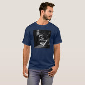 T-shirt Raton laveur cool mangeant de la pizza (Devant entier)
