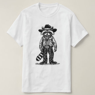 T-shirt raton laveur cowboy
