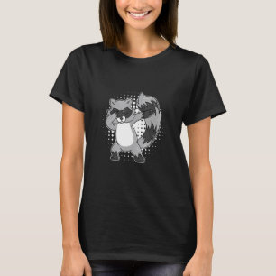 T-shirt Raton laveur Dabbing Mouvement de Dab Raccoon