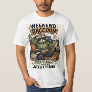 T-shirt Raton laveur de week-end 100 Pour Cent Détente Wee