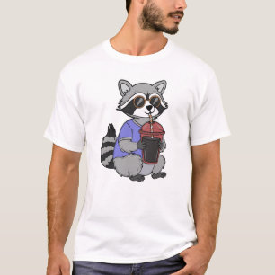 T-shirt Raton laveur détendu avec lunettes de soleil