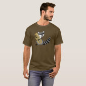 T-shirt Raton laveur jouant l'euphonium (Devant entier)