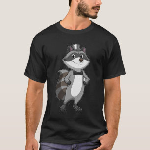 T-shirt Raton laveur marié avec cravate