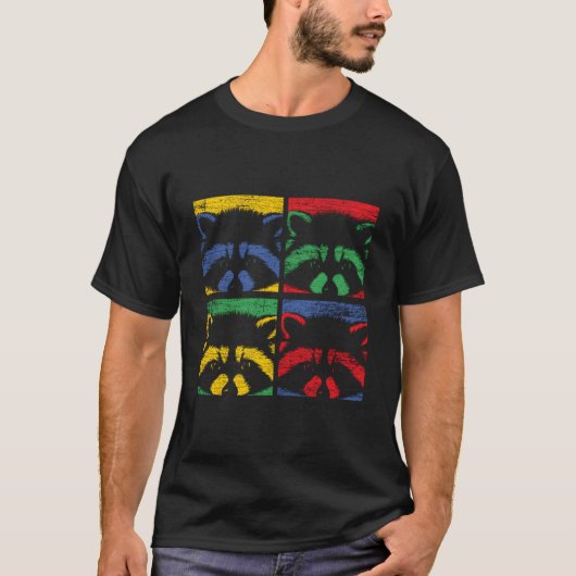 T-shirt Raton laveur Pop (Devant)