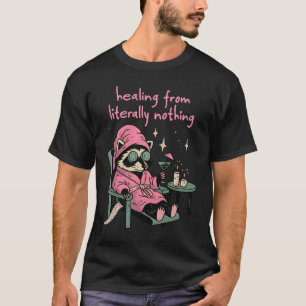 T-shirt Raton laveur qui se remet de rien journée au spa