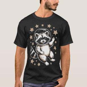 T-shirt Raton laveur spatial drôle Astronomie Raton laveur