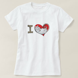 T-shirt Rats du coeur I (albinos)