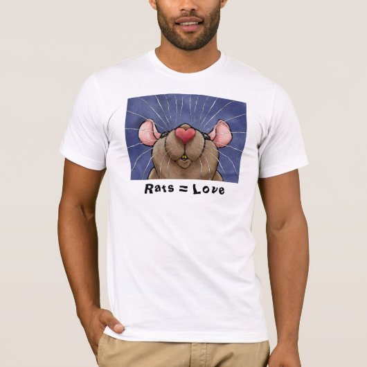 T-shirt Rats = Rat Infidèle (Devant)