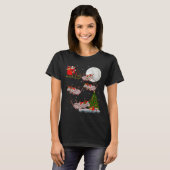T-shirt Rats Santa Sleigh Flying Funny Magical Christmas P (Devant entier)