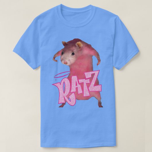 T-shirt Ratz Rose Long Mème Drôle Costume Souris Fausse Ch (Design devant)