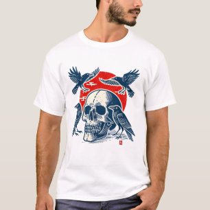 T-shirt Ravages et crâne