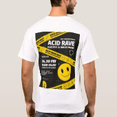 T-SHIRT RAVE ACIDE (Dos)
