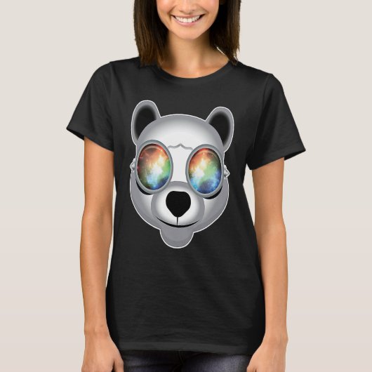 T-shirt Rave Panda Techno Tripant (Devant)