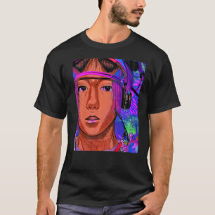T-shirt Rave Party Psychedelic EDM Trance Club DJ design P