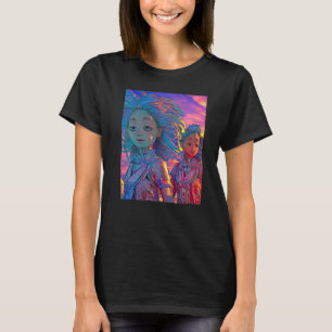 T-shirt Rave Party Psychedelic EDM Trance Club DJ design P