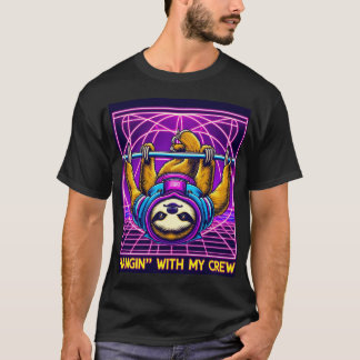 T-shirt Rave Sloth - Paresseux Laser