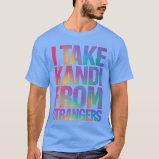 T-shirt Raveechno DJ Iake Kandi Coloré De Strangers Pu