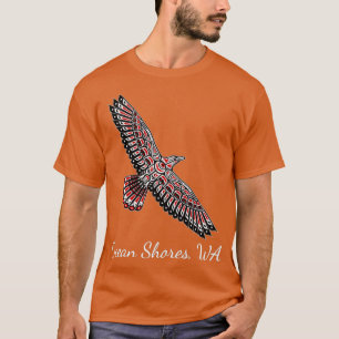 T-shirt Raven Amérindien Haïda Océan
