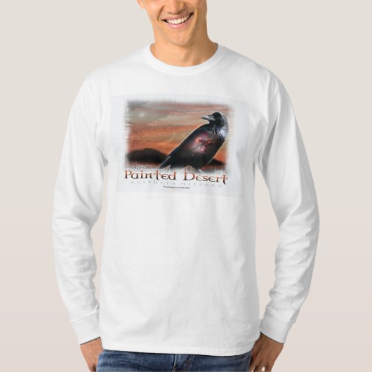 T-shirt Raven du désert peint (Devant)