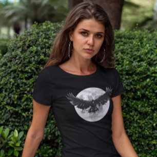 T-shirt Raven Moon