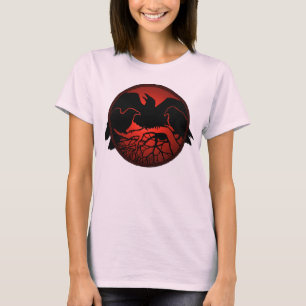 T-shirt Raven Shirt Raven Esprit féminin Chemises animales