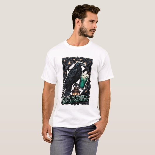 T-shirt Raven's Shenanigans Emerald Pint Tee (Devant entier)