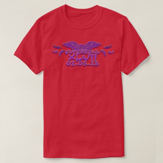 T-shirt Ravens SuperBowl (Design devant)