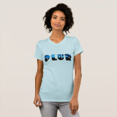 T-shirt Ravers en silhouette PLUR (Devant entier)