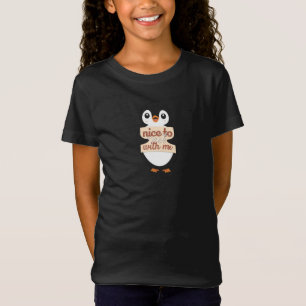 T-Shirt Ravi de faire votre connaissance - Signe Pingouin