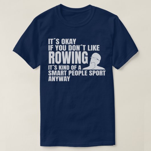 T-shirt Ravitaillement de pagayage est un peuple intellige (Design devant)
