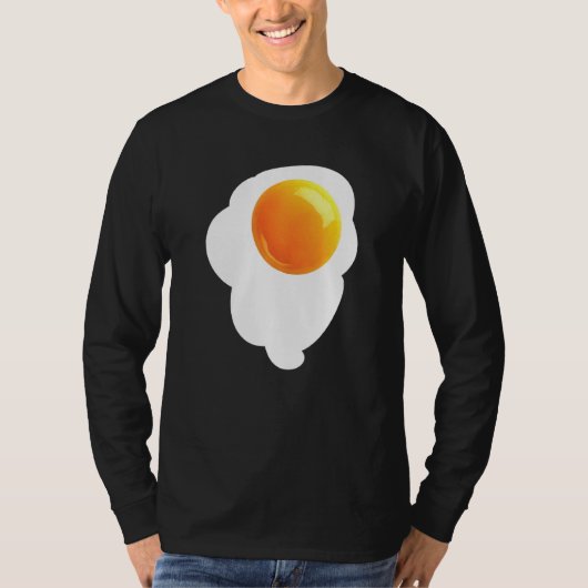 T-shirt Raw Egg Broken Chicken Egg White Yolk Serum (Devant)