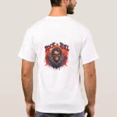 T-shirt Raw Power : Conception de pochette d'album rock (Dos)