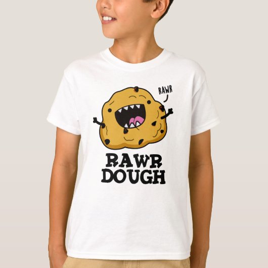 T-shirt Rawr Dough Funny Food Pun (Devant)