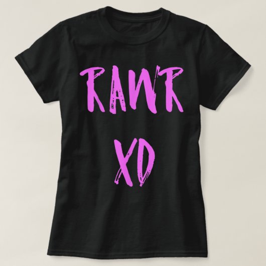 T-shirt Rawr Emo XD Scenester Scène Kid (Design devant)