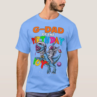 T-shirt Rawr Gdad Du Garçon D'Anniversaire Astronaut Ridin