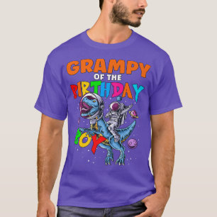T-shirt Rawr Grampy De L'Astronaut Anniversaire Monte D