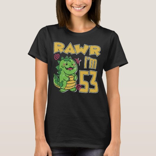 T-shirt Rawr I m 53 (Devant)