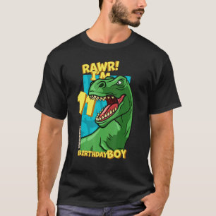 T-shirt Rawr  I'm 11 Birthday Boys 11th Birthday Dino Tyra