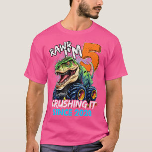 T-shirt Rawr Im 5 Le Concasseur Depuis 2020 Monster Truck 