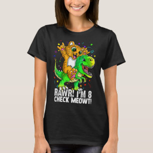 T-shirt Rawr je suis un amateur de chat T-Rex dinosaure ga