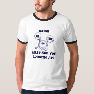 T-shirt Rawr ! , Quels êtes-vous regardant ?
