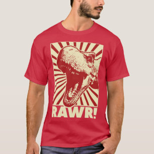 T-shirt RAWR Tyrannosaurus Rex TRex Vintage Retro T Rex