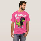 T-shirt Rawr Xd Scène Enfant 2000S Dinosaure esthétique Em (Devant entier)